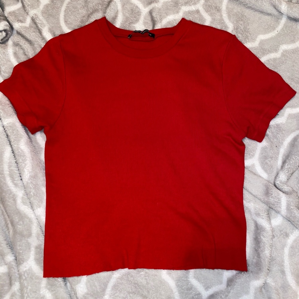 Red Brandy Melville Crop Top